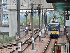 
New Territories light rail '1105', Hong Kong, November 2022