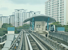 
Sengkang LRT system. Singapore, March 2023