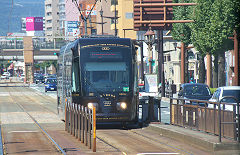
Tram '803' at Kumamoto, October 2017