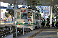 
Tram '1081' at Kumamoto, October 2017