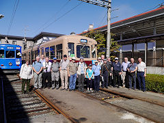 
Kumamoto tram depot and '5014', October 2017
