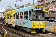 
Nagasaki tram '1302', October 2017
