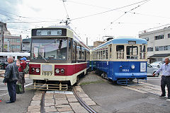 
Nagasaki trams '1507' and '601', October 2017