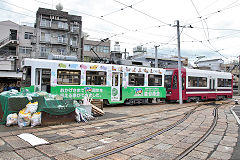 
Nagasaki trams '1701' and '1801', October 2017