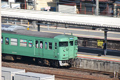 
JR '113' or '413' EMU at Kyoto, September 2017