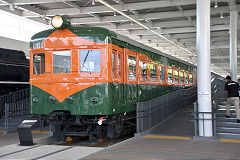 
'80' series EMU '86 001' at Kyoto Museum, September 2017