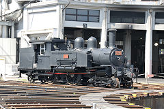 
'1080' built by Dubs in 1901, originally a 4-4-0 '6289', at Kyoto Museum, September 2017