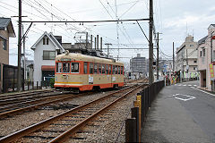 
Tram '55' at Matsuyama, September 2017