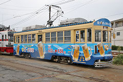
Toyohashi tram 3203, the dining or party tram, September 2017