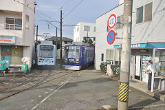
Toyohashi trams 3504 and 784, September 2017