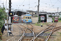 
Toyohashi tram depot, September 2017