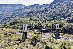
Neiwan Suspension Bridge was once a 'hand-cart' line, February 2020